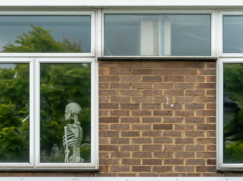 Science classroom, Catholic school, North London. 2024.